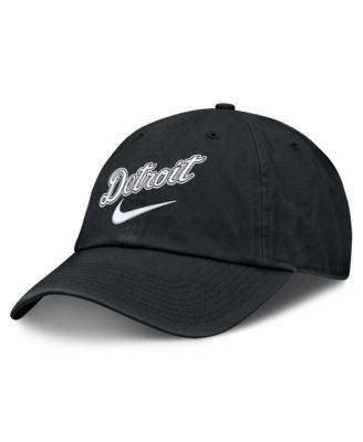 Men's Black Detroit Tigers Primetime Club Adjustable Hat