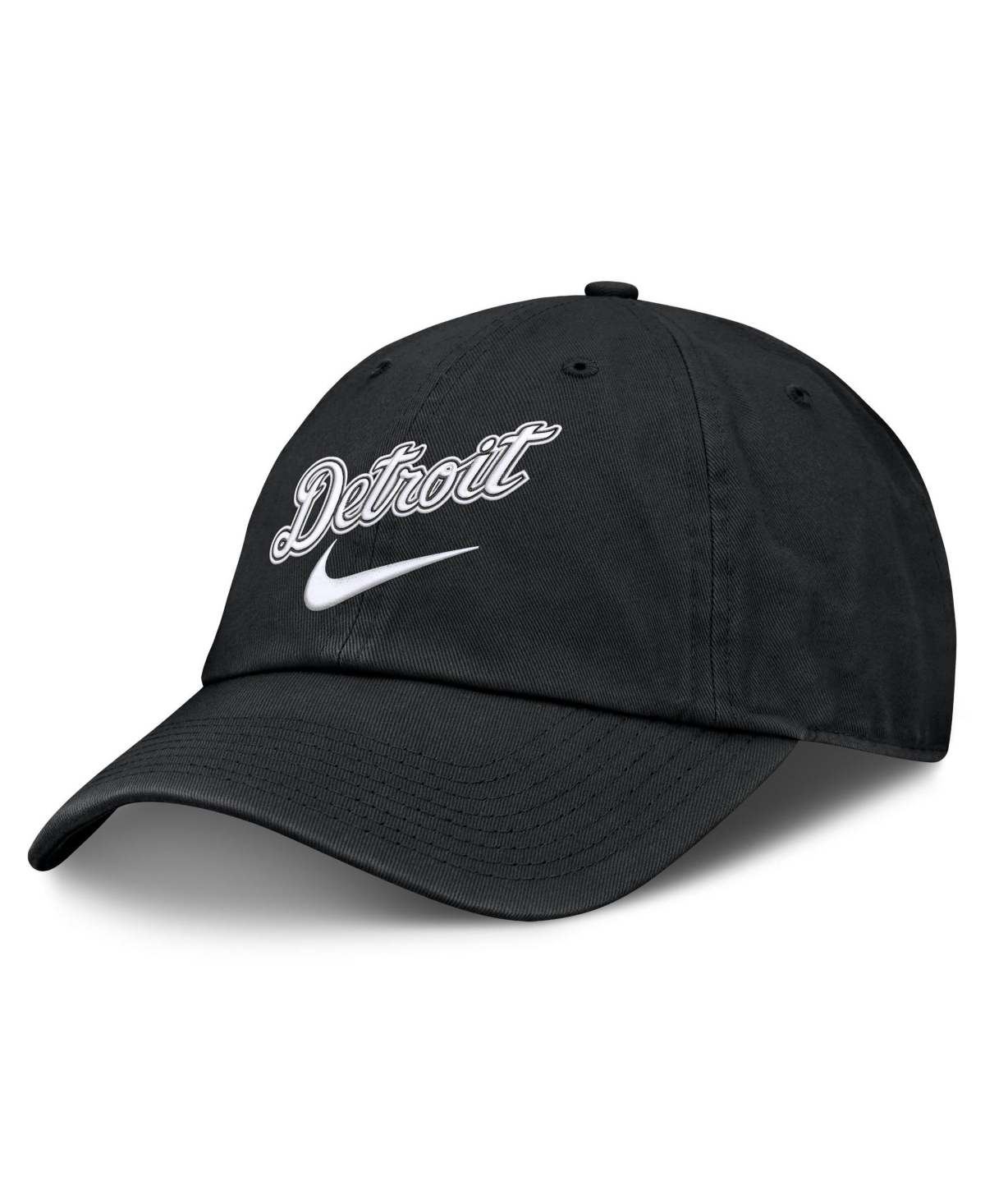 Men's Nike Black Detroit Tigers Primetime Club Adjustable Hat