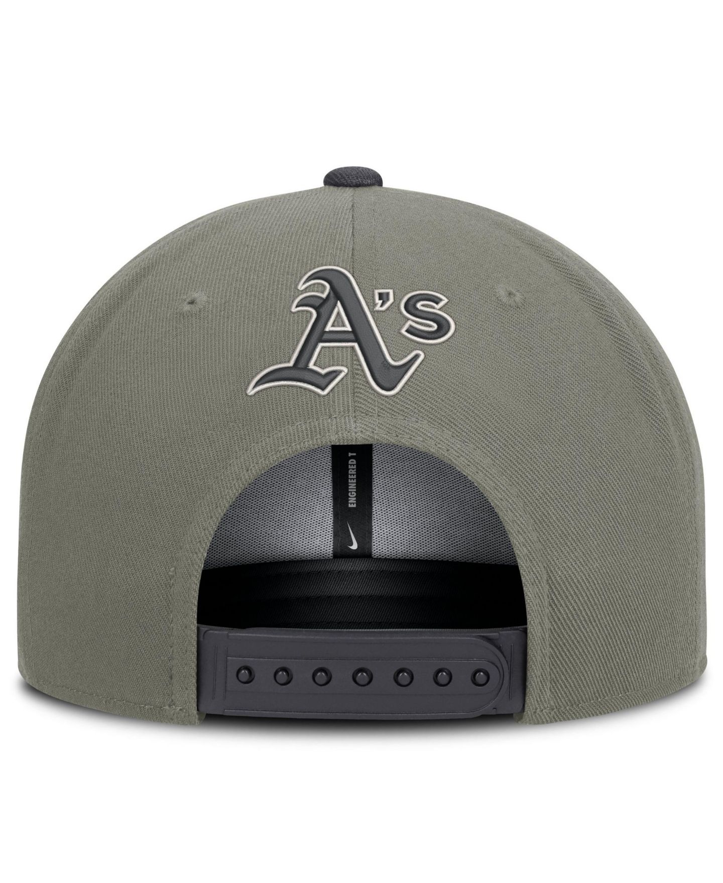 Мужская кепка Nike Olive Athletics Pro Dri-FIT snapback Hat — фото 4