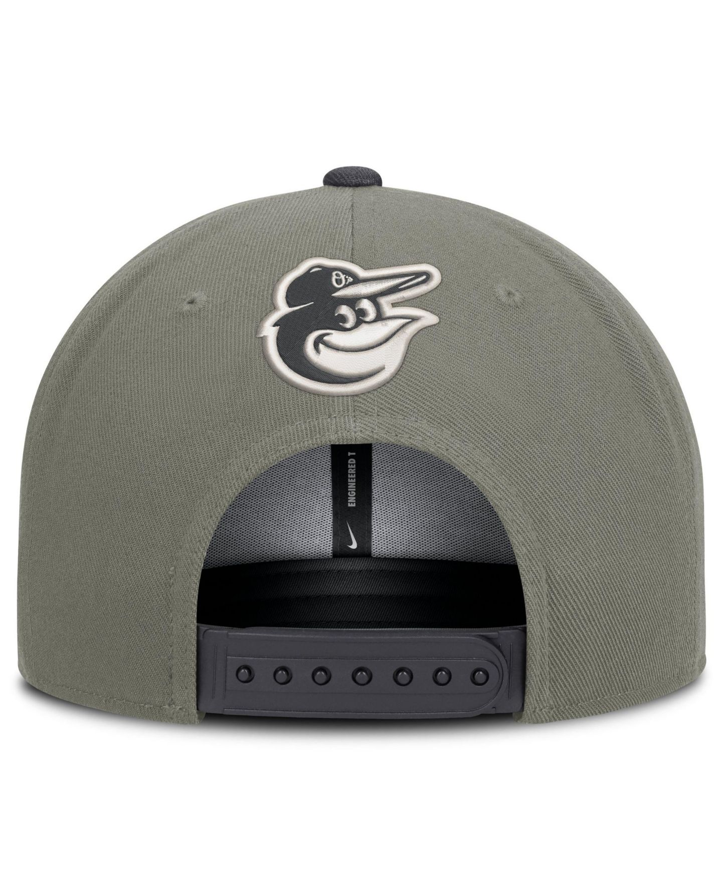 Мужская кепка Nike Olive Baltimore Orioles Pro Dri-FIT snapback Hat — фото 4