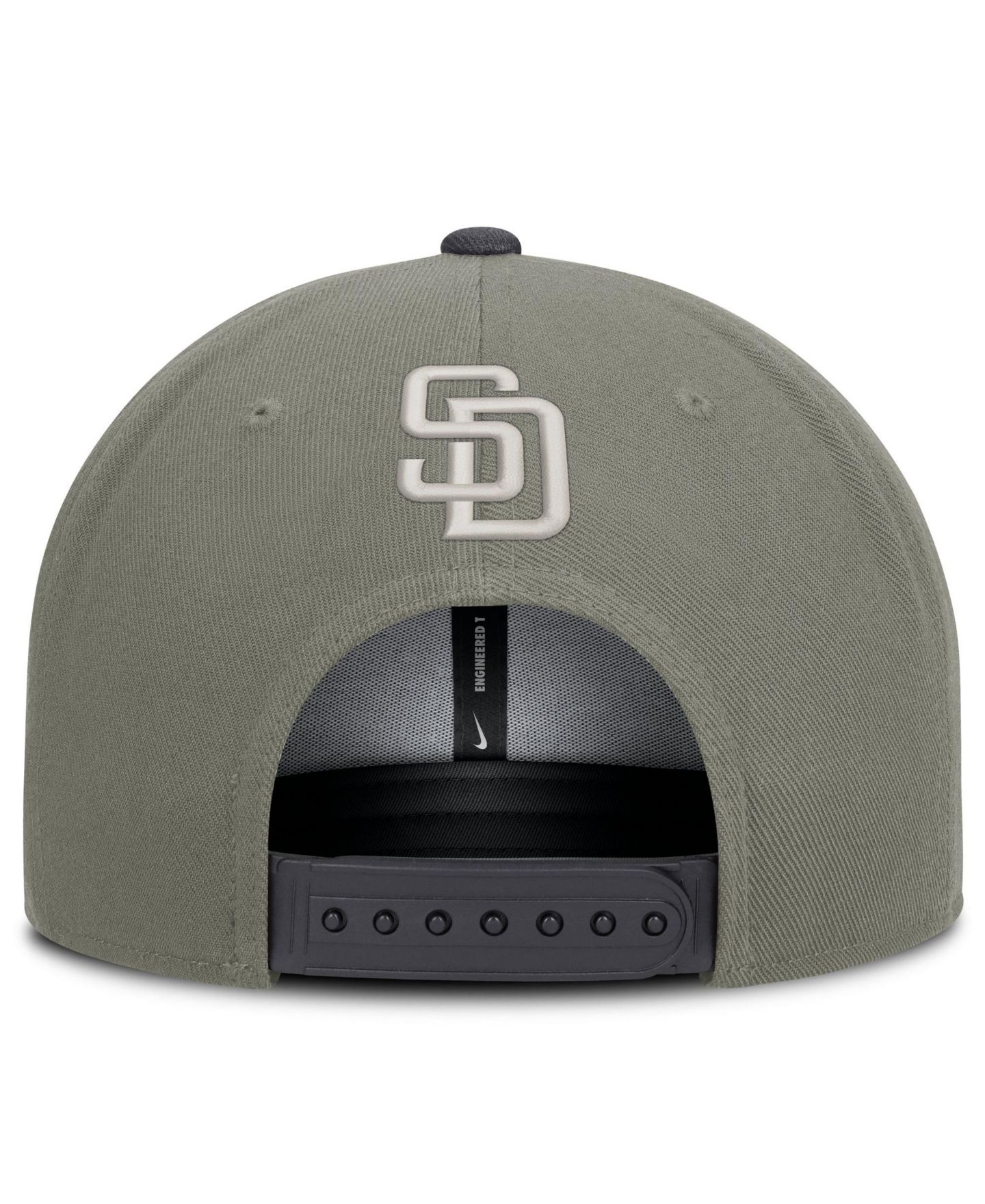 Мужская кепка Nike Olive San Diego Padres Pro Dri-FIT snapback Hat — фото 4