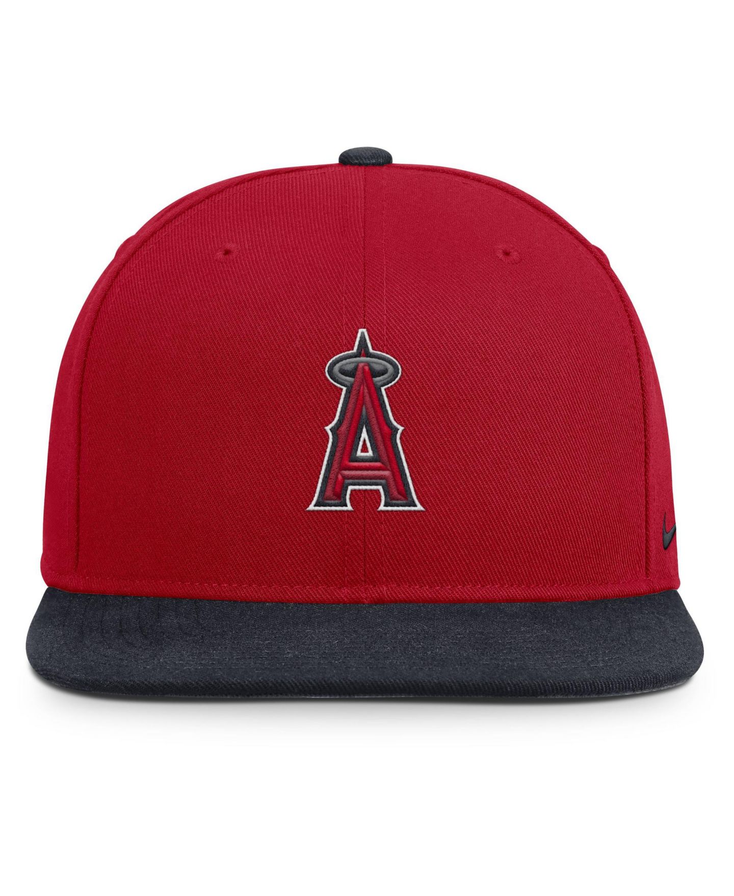 Мужская кепка Nike Red/Navy Los Angeles Angels Primetime Pro Dri-FIT snapback Hat — фото 2