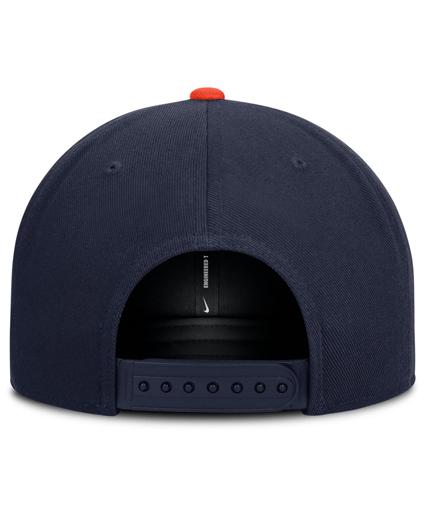 Мужская кепка Nike Navy/Orange Houston Astros Primetime Pro Dri-FIT snapback Hat — фото 4