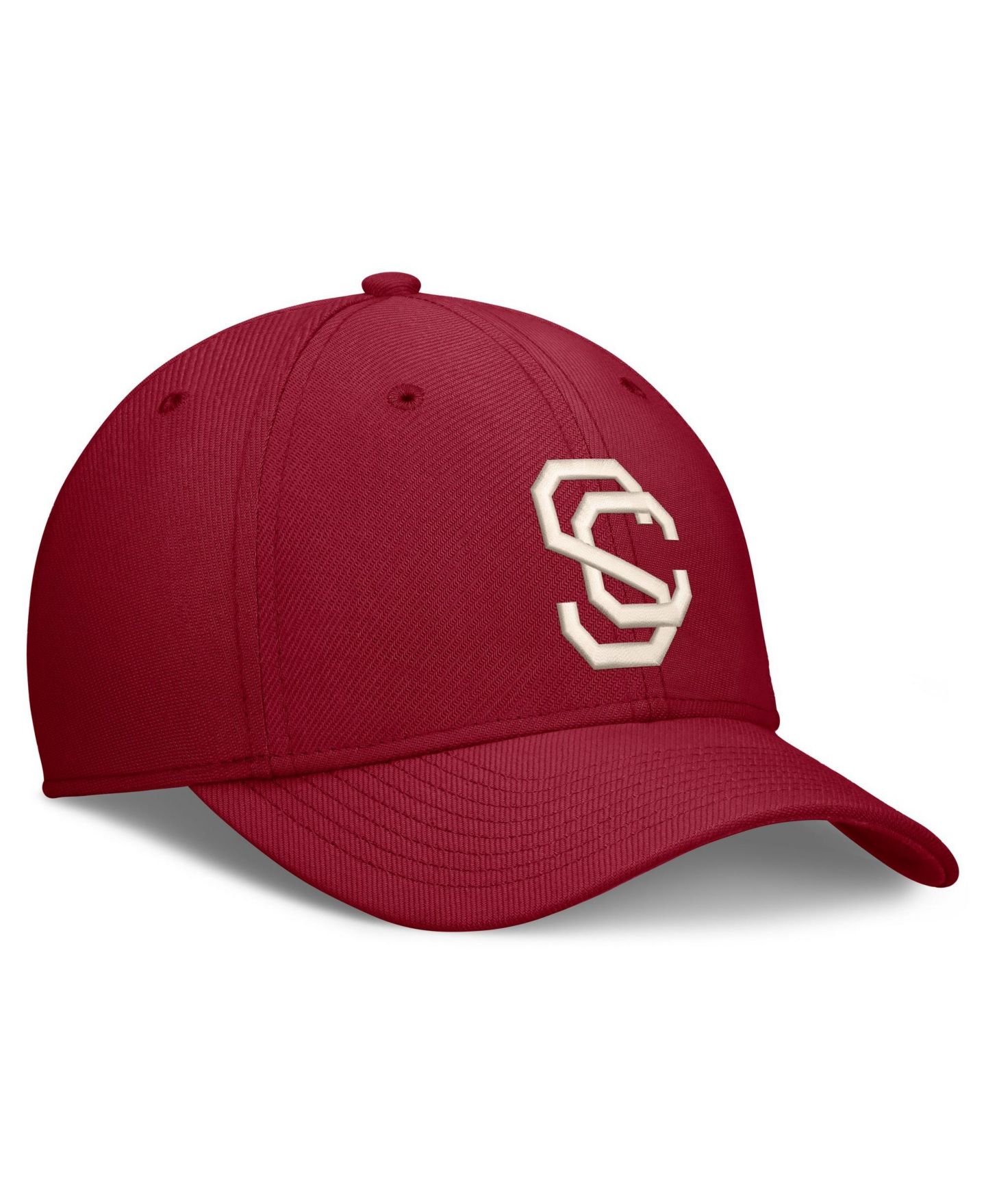 Мужская кепка Nike Cardinal USC Trojans Dri-FIT Vintage Rise Swooshflex Flex Hat — фото 3