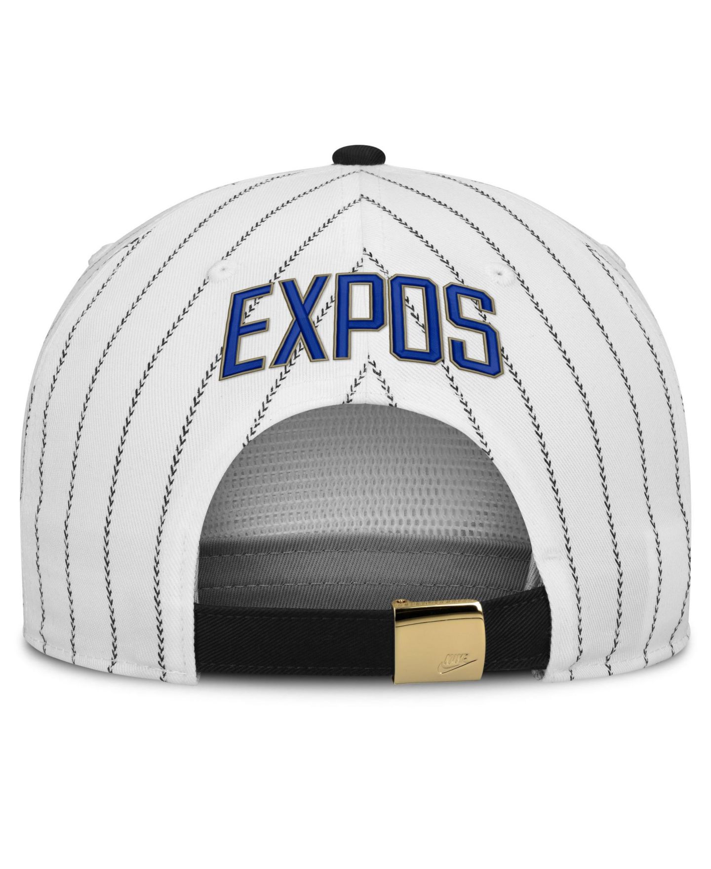 Мужская кепка Nike White/Black Montreal Expos Cooperstown Collection Pro Adjustable Hat — фото 4