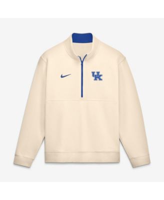 Men's Cream Kentucky Wildcats Primetime Club Fleece Half-zip Pullover