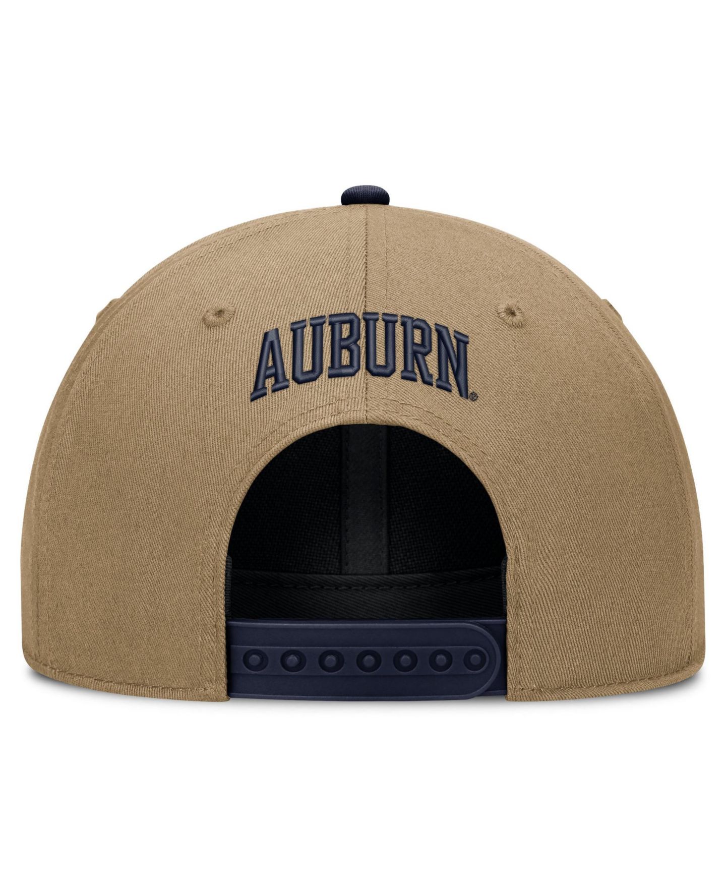 Кепка Nike Beige/Navy Auburn Tigers Primetime Rise Dri-FIT Adjustable Hat — фото 4