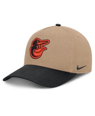 Men's Khaki/Black Baltimore Orioles Rise A-Frame Adjustable Hat