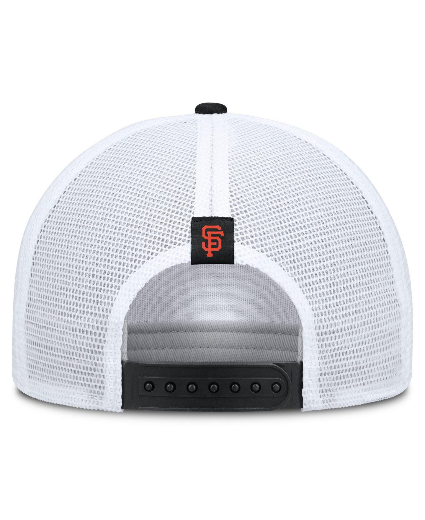 Мужская кепка Nike Khaki/Black San Francisco Giants Rise A-Frame Trucker Adjustable Hat — фото 4