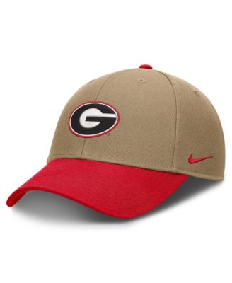 Men's and Women's Beige/Red Georgia Bulldogs Primetime Rise Dri-FIT Adjustable Hat