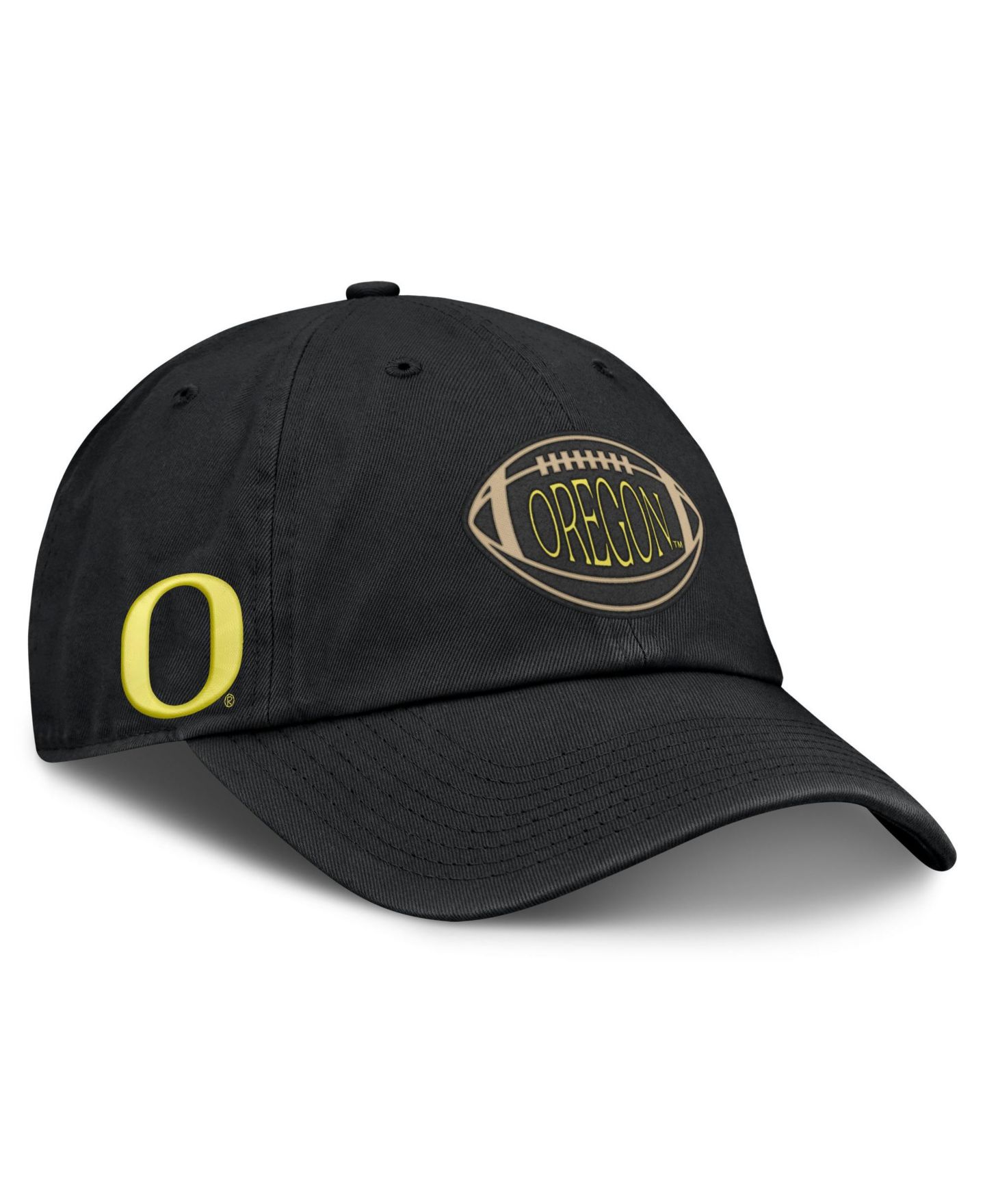 Кепка Nike Black Oregon Ducks Campus Prep Football Club Adjustable Hat — фото 3