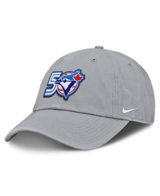 Men's Gray Toronto Blue Jays 50th Season Club Adjustable Hat