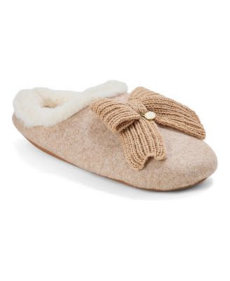 Women's Josie Knit Clog Slipper with Bow