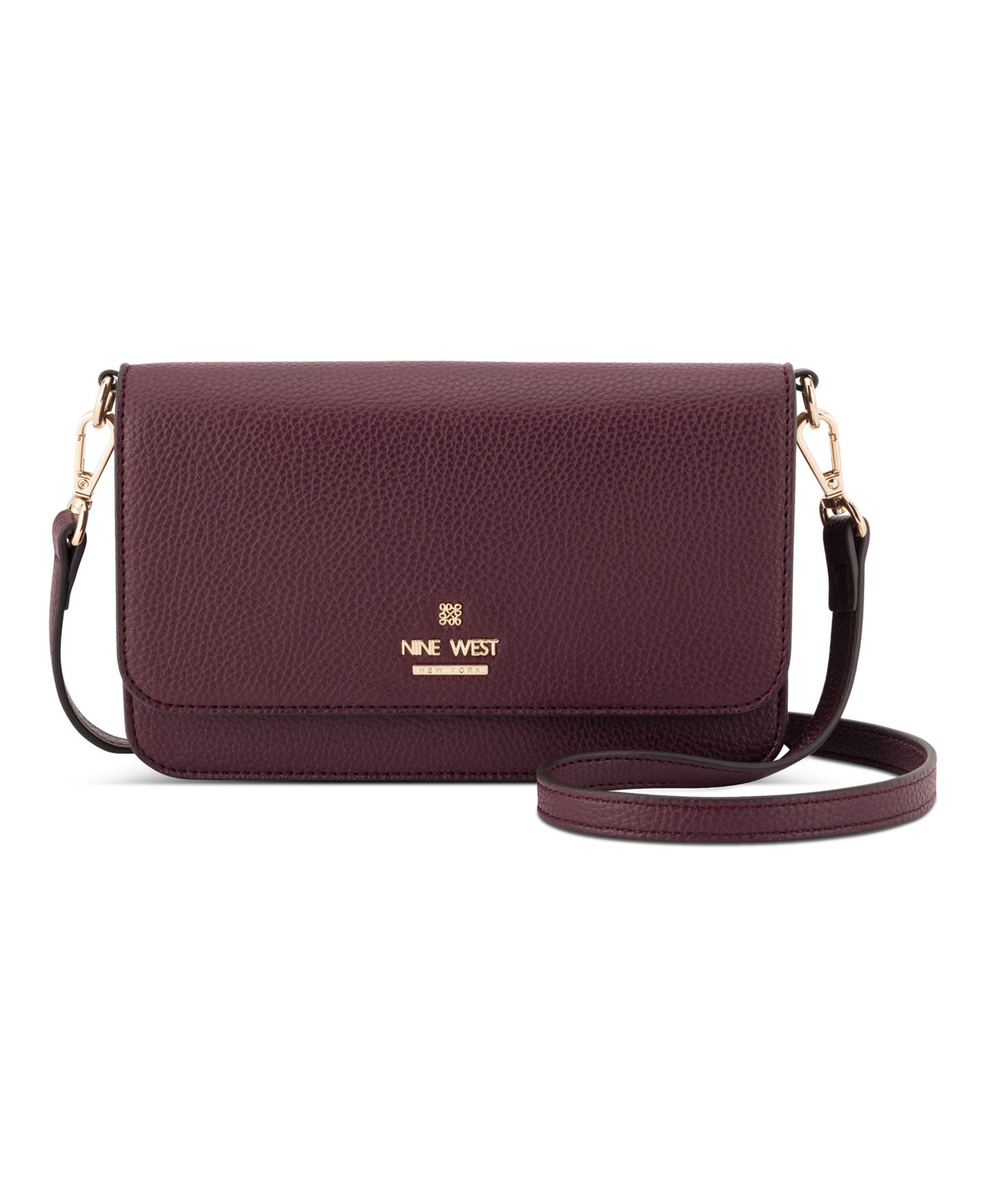 Женский кошелёк Nine West Luela Phone Small Wallet Crossbody Handbag, цвет: Boysenberry — фото 1