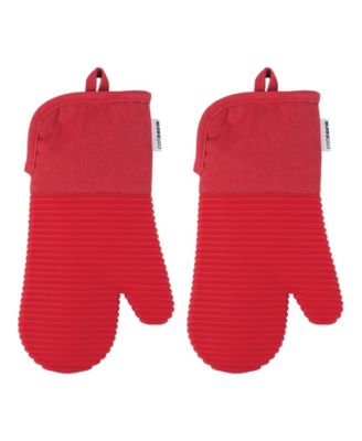 Heavyweight Cotton Oven Mitts, Set of 2