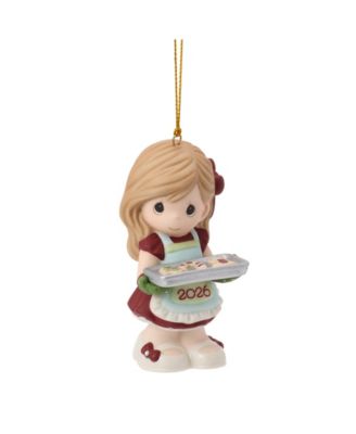 Dated 2026 Girl Ornament