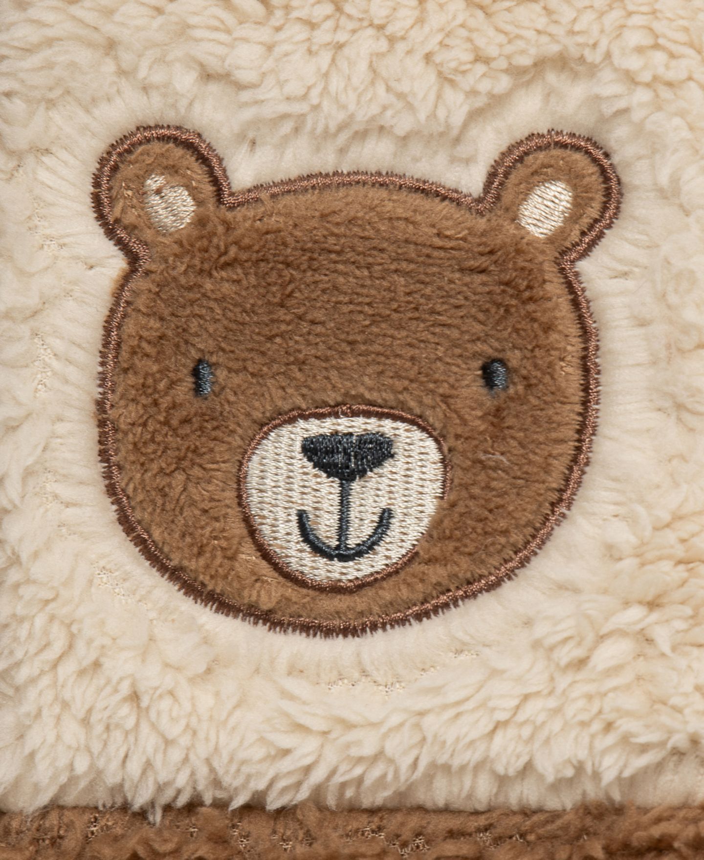 Комплект Little Me Bear Sherpa Crewneck T-Shirt, Jacket and Pants, 3-Piece Set для мальчиков-малышей, цвет: Рыжевато-коричневый — фото 5
