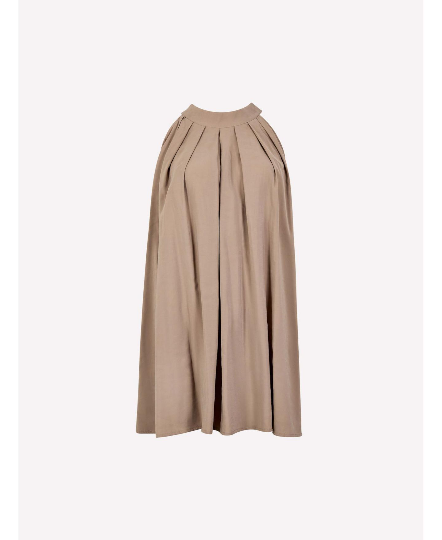 Женский топ Apricot Pleat Detail Tunic Top, цвет: Серо-бежевый — фото 6