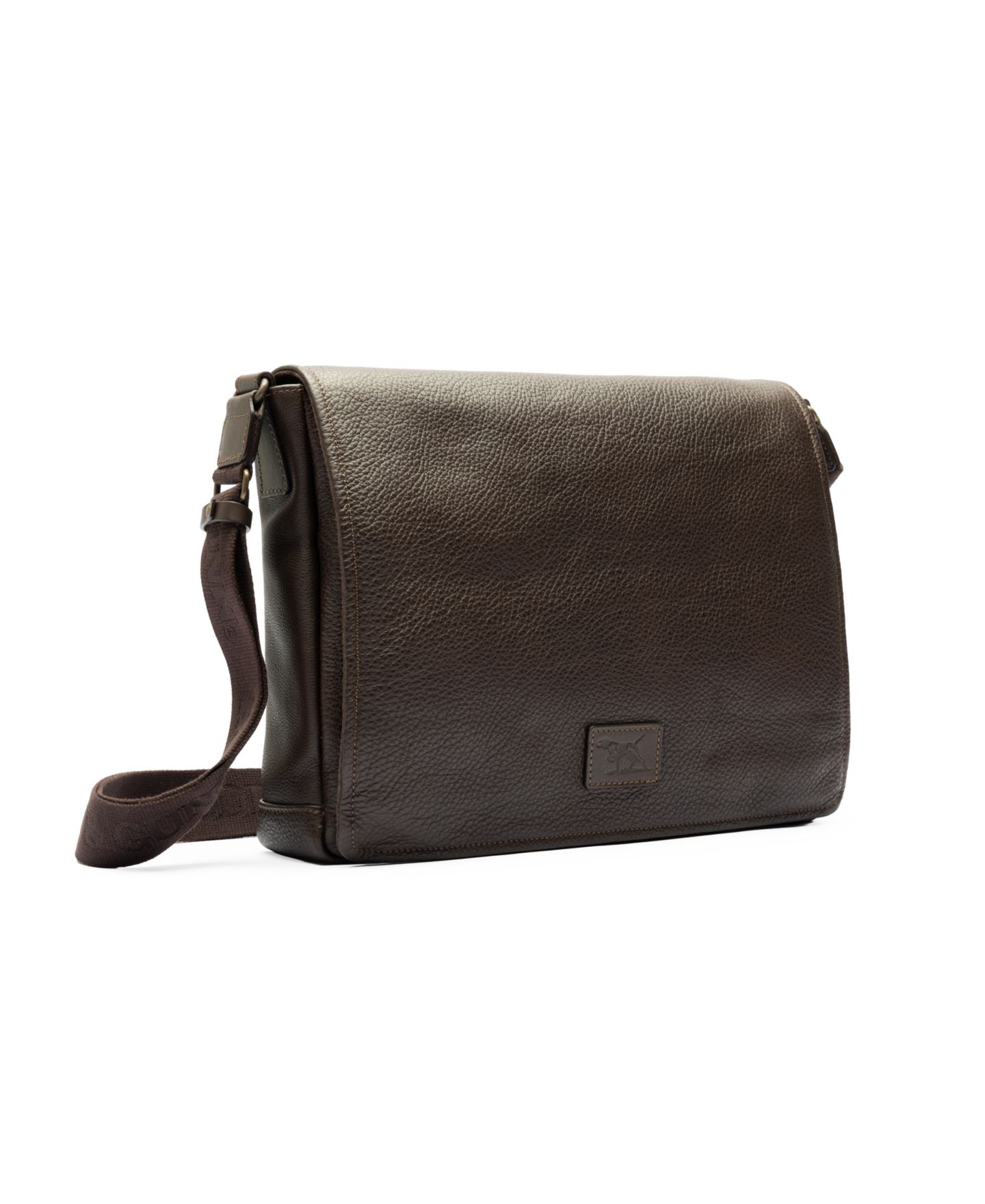 Мужская сумка Rodd & Gunn Newstead Messenger Leather Satchel, цвет: Шоколадный — фото 2