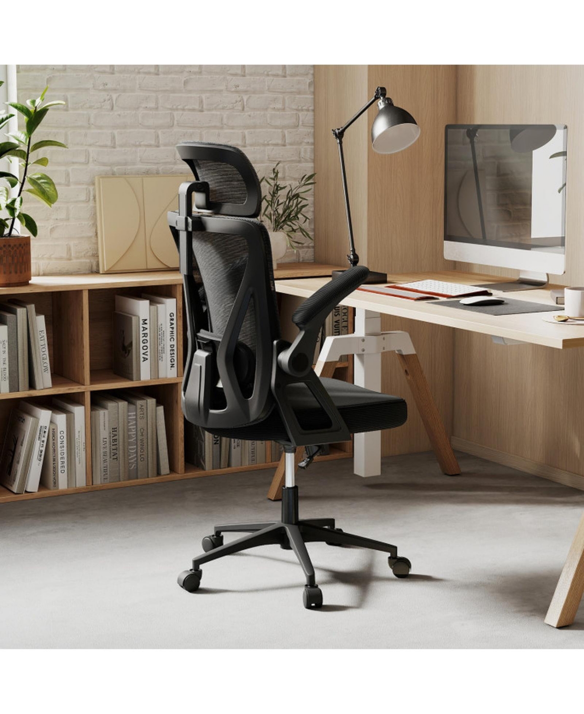 Sugift Ergonomic Mesh Office Chair with Adjustable Lumbar Support
