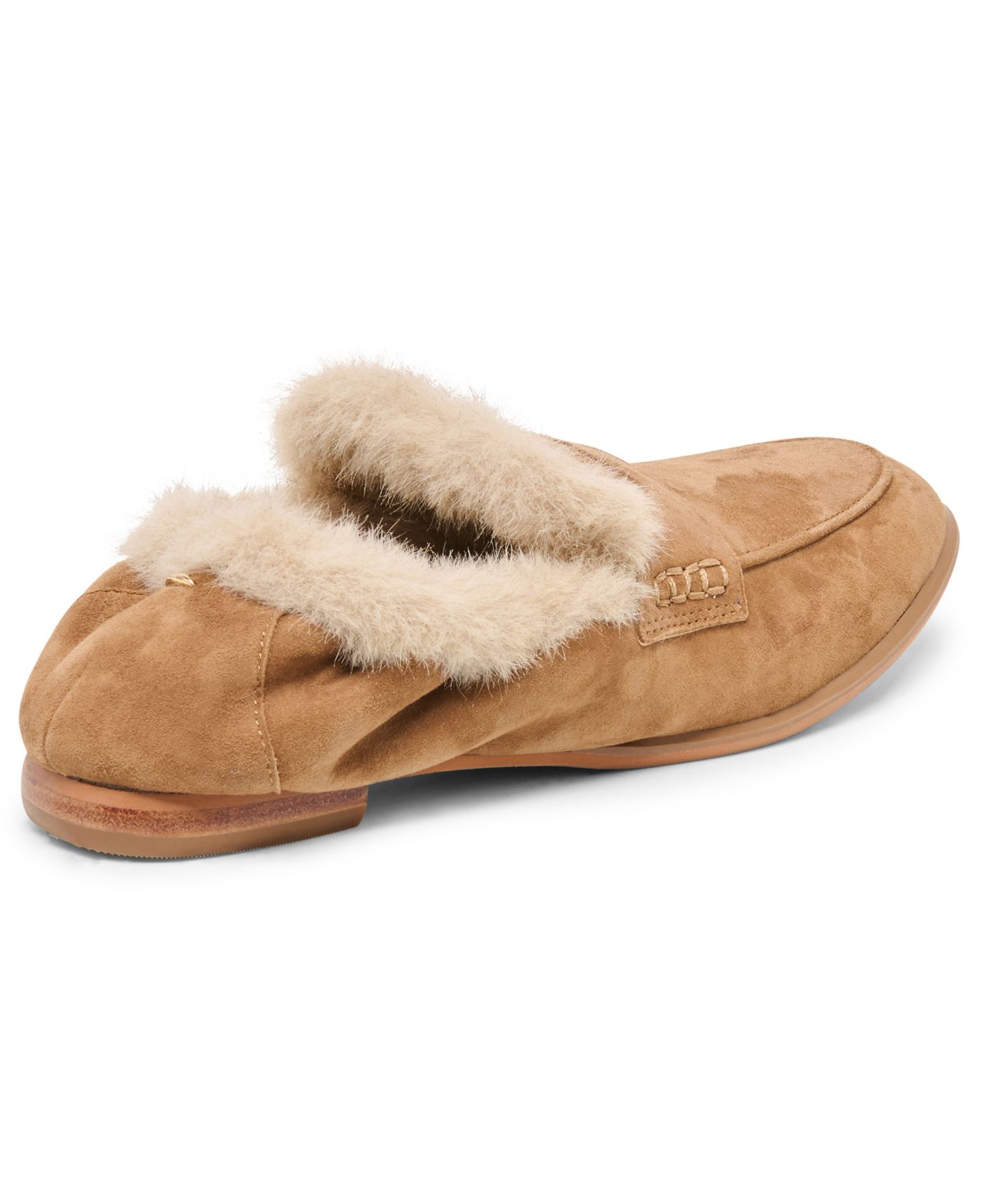 Женские туфли Dolce Vita Cloey Plush Scrunched Back Cozy, цвет: Коричневый замшевый — фото 6
