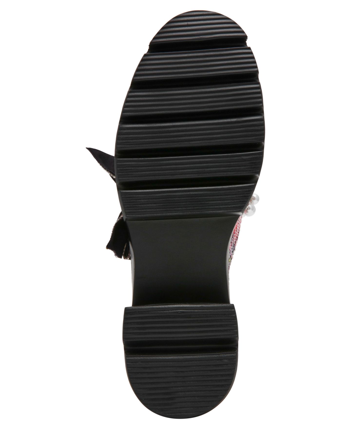 Женские сабо Betsey Johnson Haven Platform Loafer Mules, цвет: Розовый клетчатый — фото 5