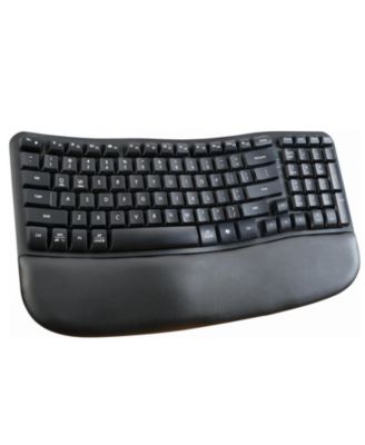 Wireless Ergonomic Wave Keyboard