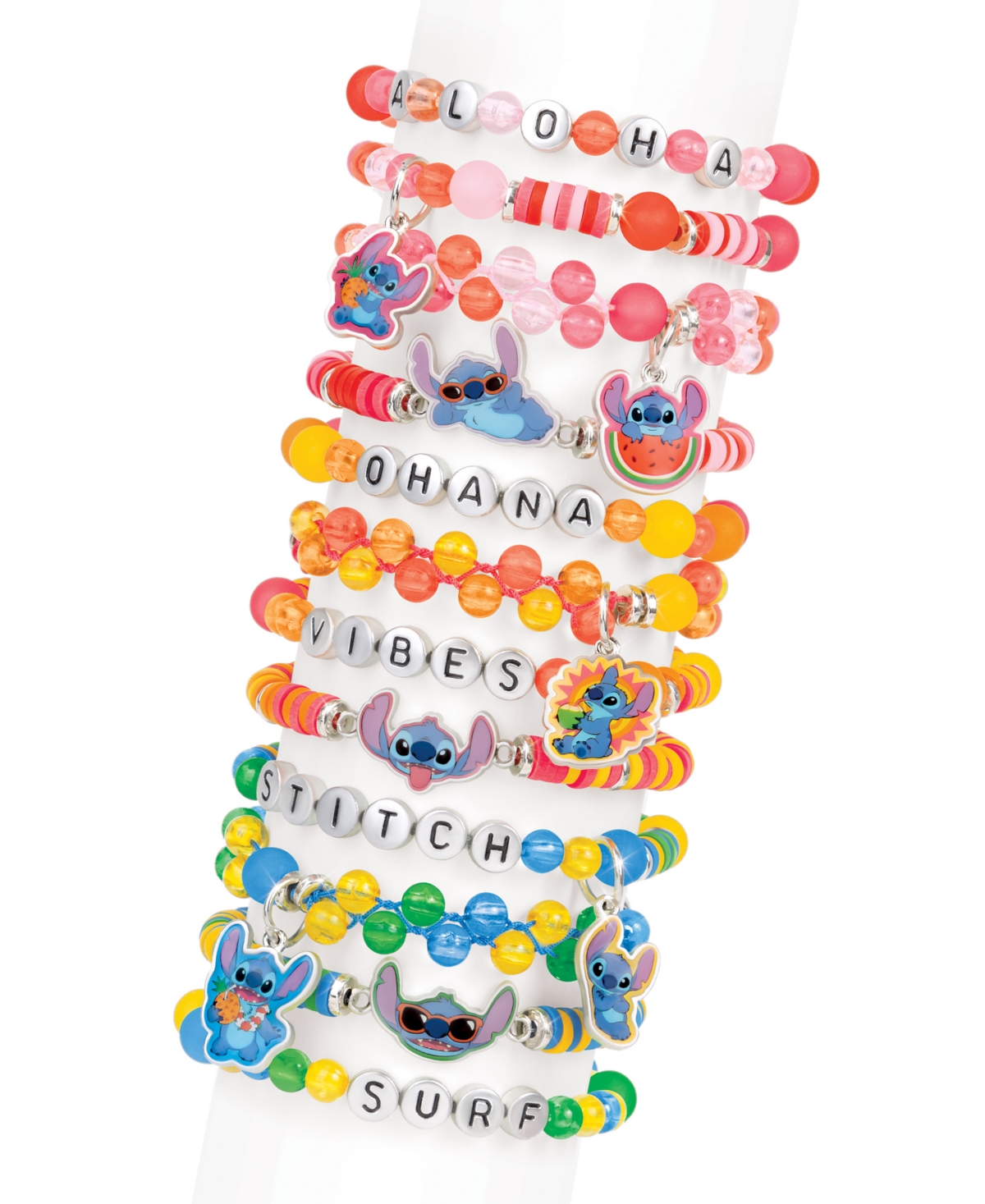 Make It Real Disney Stitch Craft Along Storybook and Diy Jewelry Kit, Ages 6+