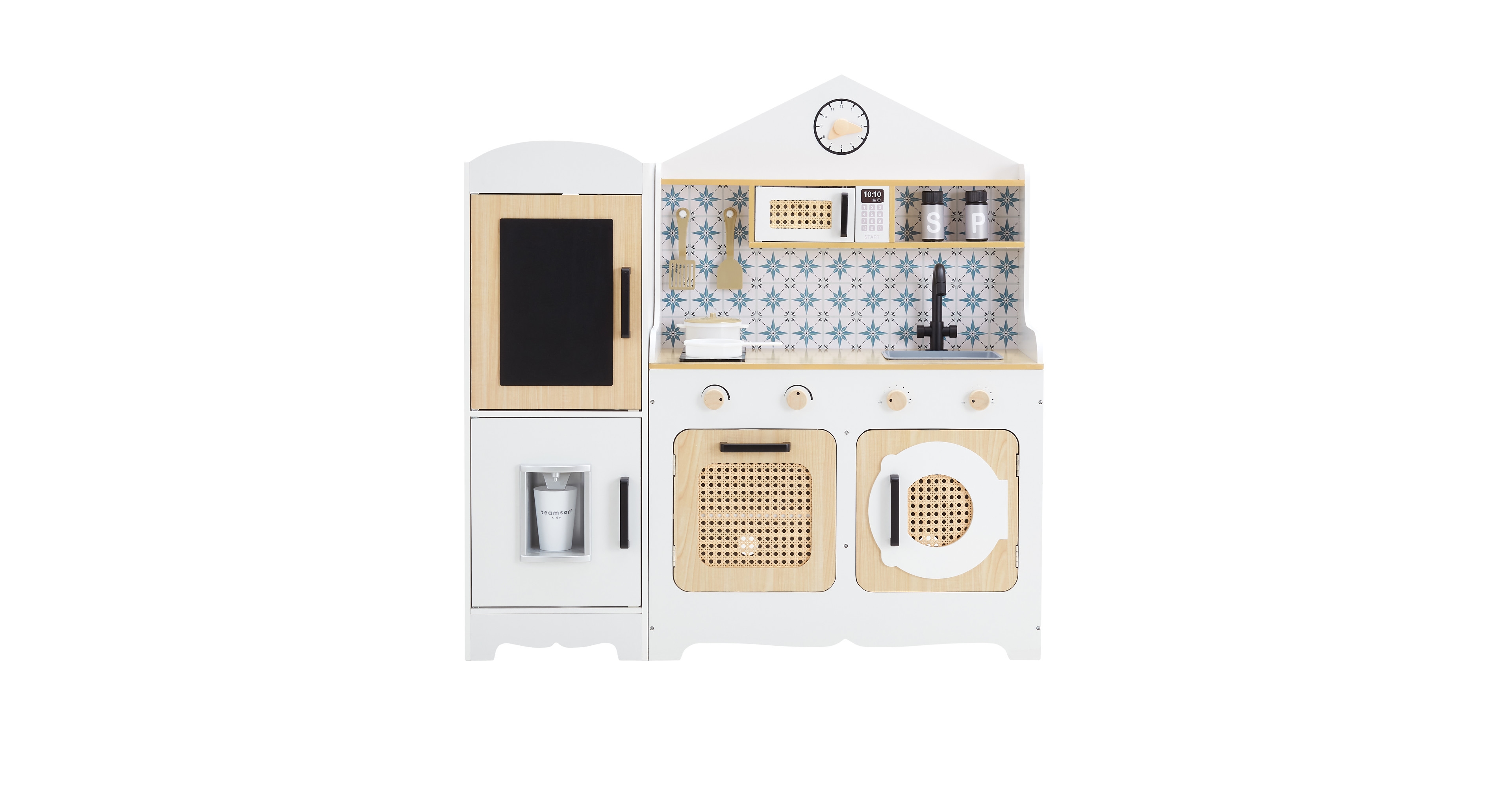 Teamson Kids Little Chef Morocco Modular 11-Piece Play Kitchen, Ages 1+