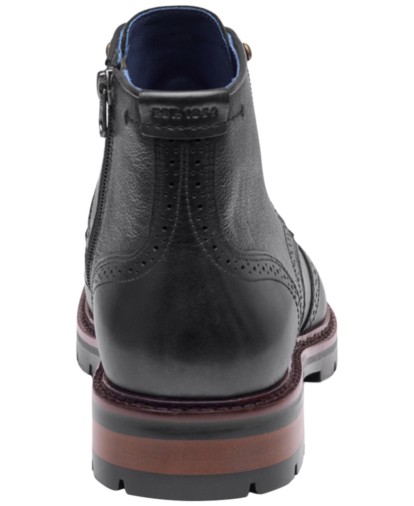 Мужские ботинки Johnston & Murphy XC Flex Cade Wingtip, цвет: Чёрный — фото 3