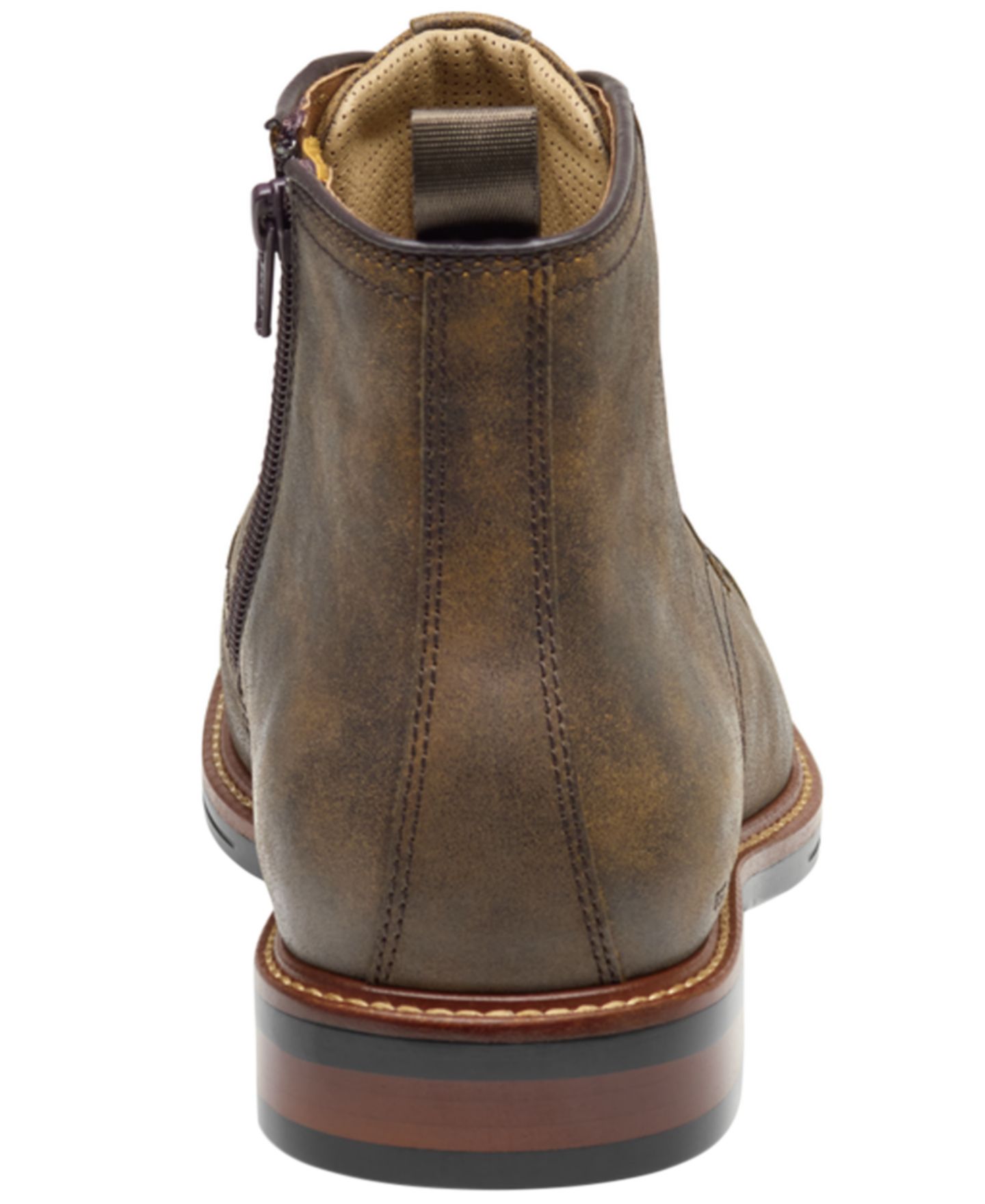 Мужские ботинки Johnston & Murphy XC+ Durham Waterproof Leather Cap Toe, цвет: Тёмный коричневый кожаный — фото 3
