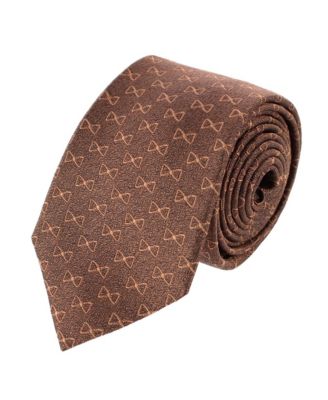 Men's Signature Logo Silk Novelty Necktie