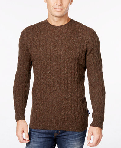 Barbour Men's Essential Cable-Knit Sweater
