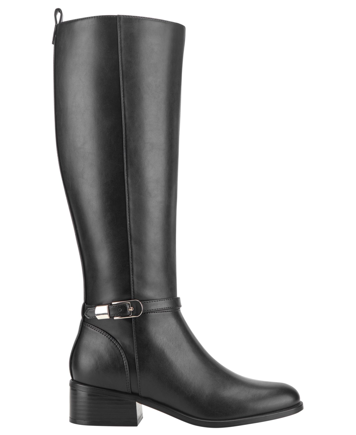 Женские ботинки Bandolino Dustine Tall Block Heel Boots, Regular & Wide Calf, цвет: Чёрный — фото 2