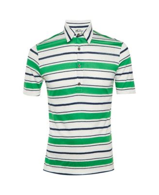 Pre-Owned HERMES Men's Striped Linen and Cotton Polo T-Shirt