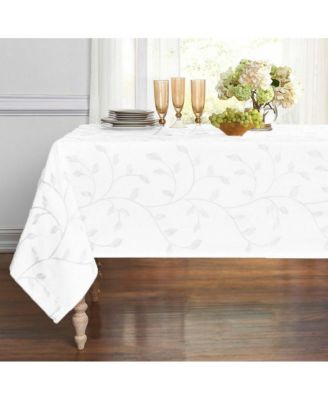 Living Madison Floral Embroidered Fabric Tablecloth