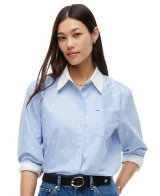 Women's American Oxford Critter Long-Sleeve Button-Up Shirt