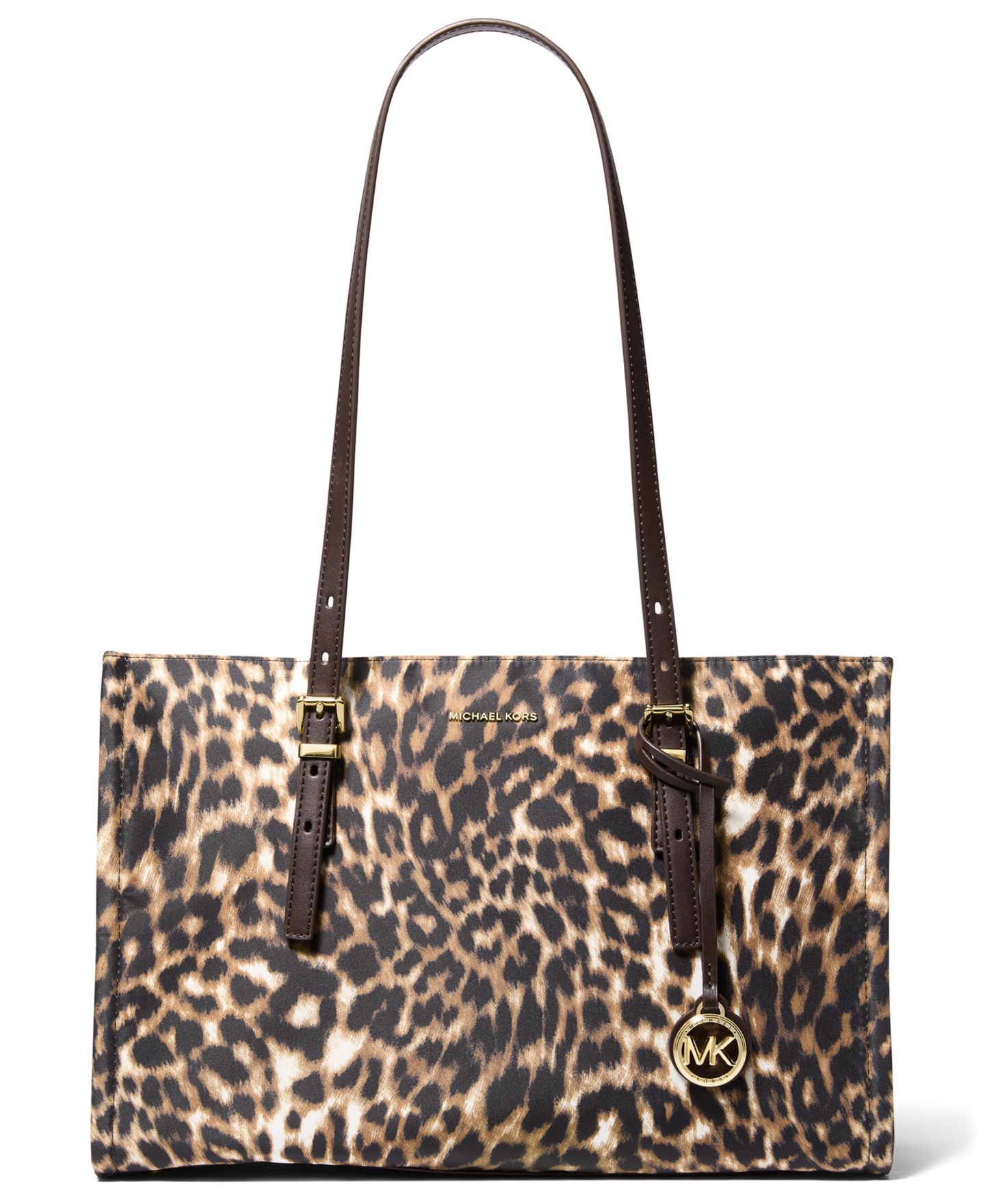 Женская сумка Michael Kors Zadie Medium East West Zip-Top Tote Handbag, цвет: Хаки — фото 1