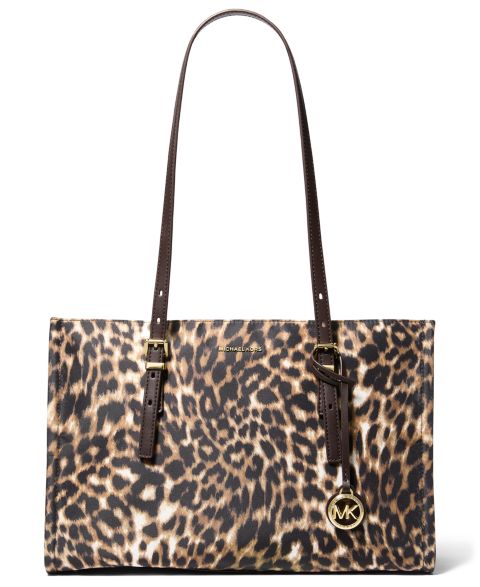 Женская сумка Michael Kors Zadie Medium East West Zip-Top Tote Handbag, цвет: Хаки