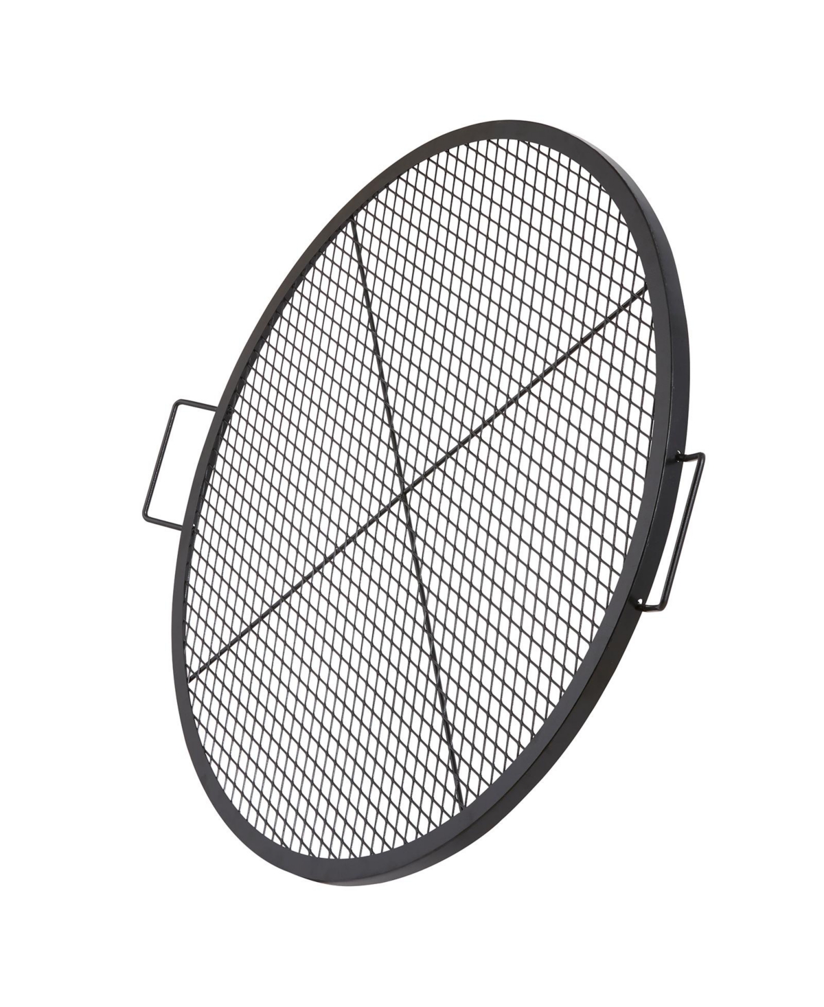 Vevor 36 Inch Round Cooking Grate Fire Pit Grill Grate X-Marks Heavy-Duty Steel