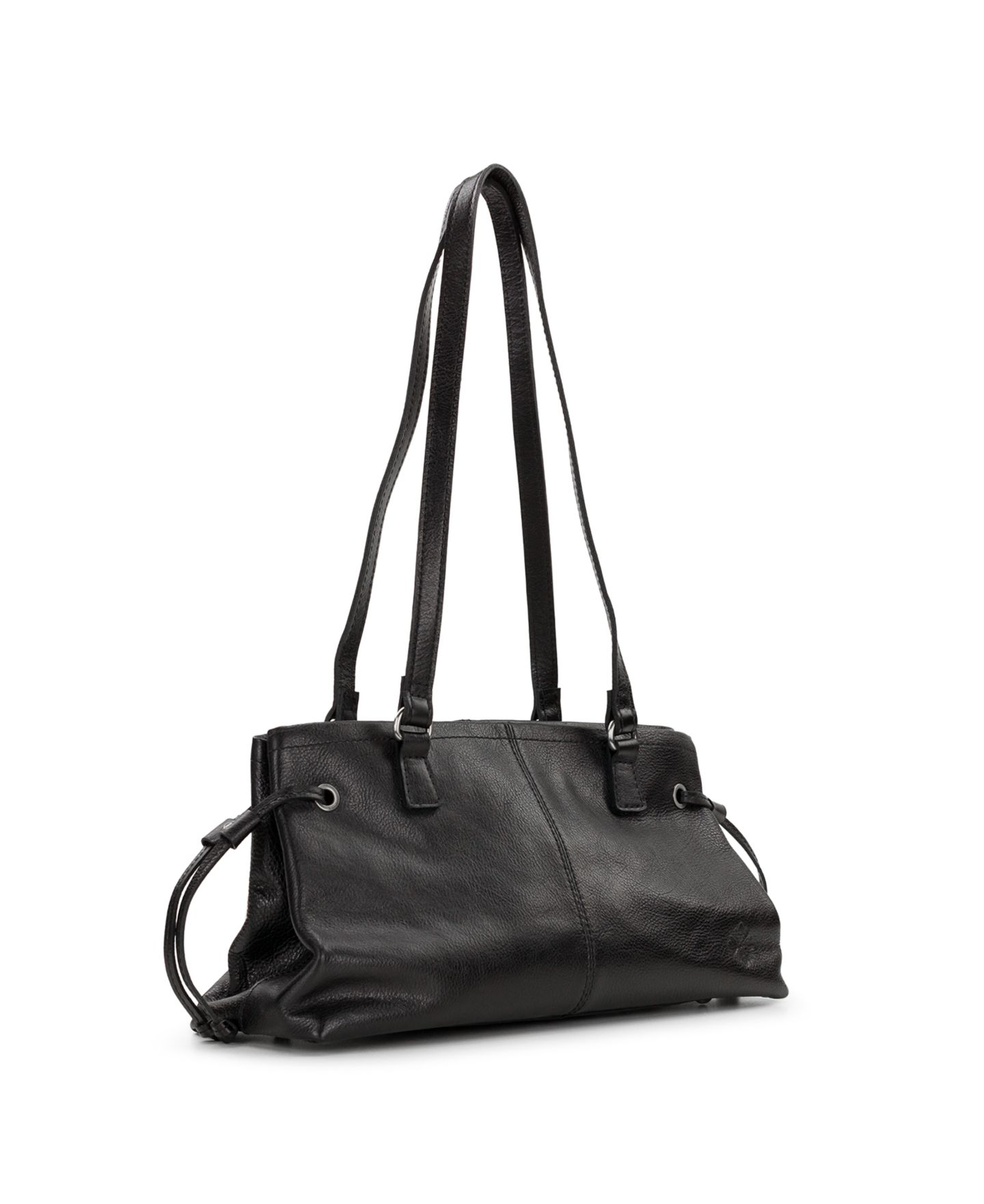 Женская сумка Patricia Nash Linnea Medium Leather Shoulder, цвет: Чёрный — фото 3