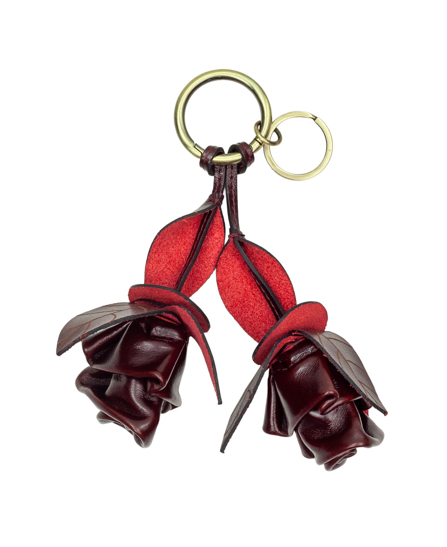 Женский брелок Patricia Nash Laced Rose Bag Charm, цвет: Сливовый — фото 3