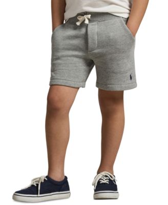 Toddler and Little Boys Drawstring Fleece Shorts