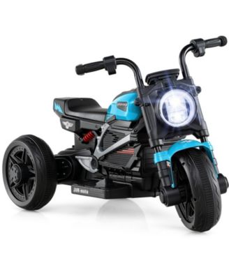 6V Kids Electric Ride-On Motorcycle with LED Headlight, Music and Three-Wheel Design, Supports up to 66 lbs, Ages 3-5