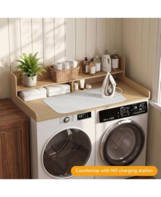 54" Washer Dryer Countertop with Ironing Mat, Waterproof