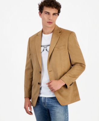 Men's Classic-Fit Faux Suede Sport Coat