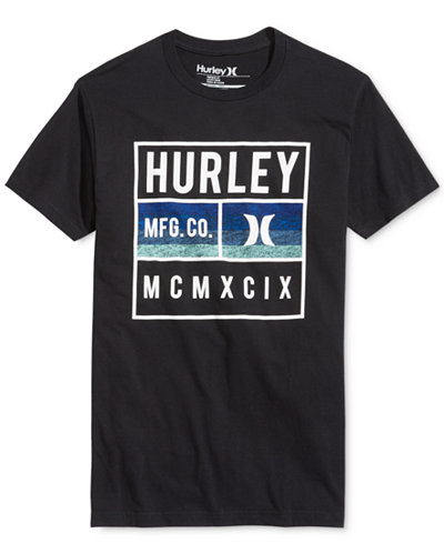 Hurley Men's Graphic-Print Logo T-Shirt