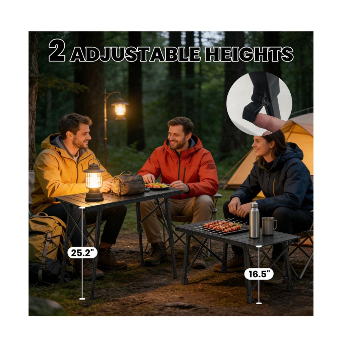 Mountaintop Folding picnic table, camping table, outdoor table, coffee table
