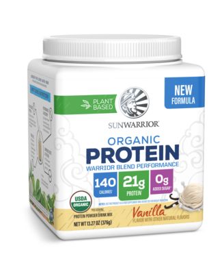 Warrior Blend Protein Powder with Naturally Occurring Amino Acids and BCAAs, Vanilla Flavor, 10 Servings