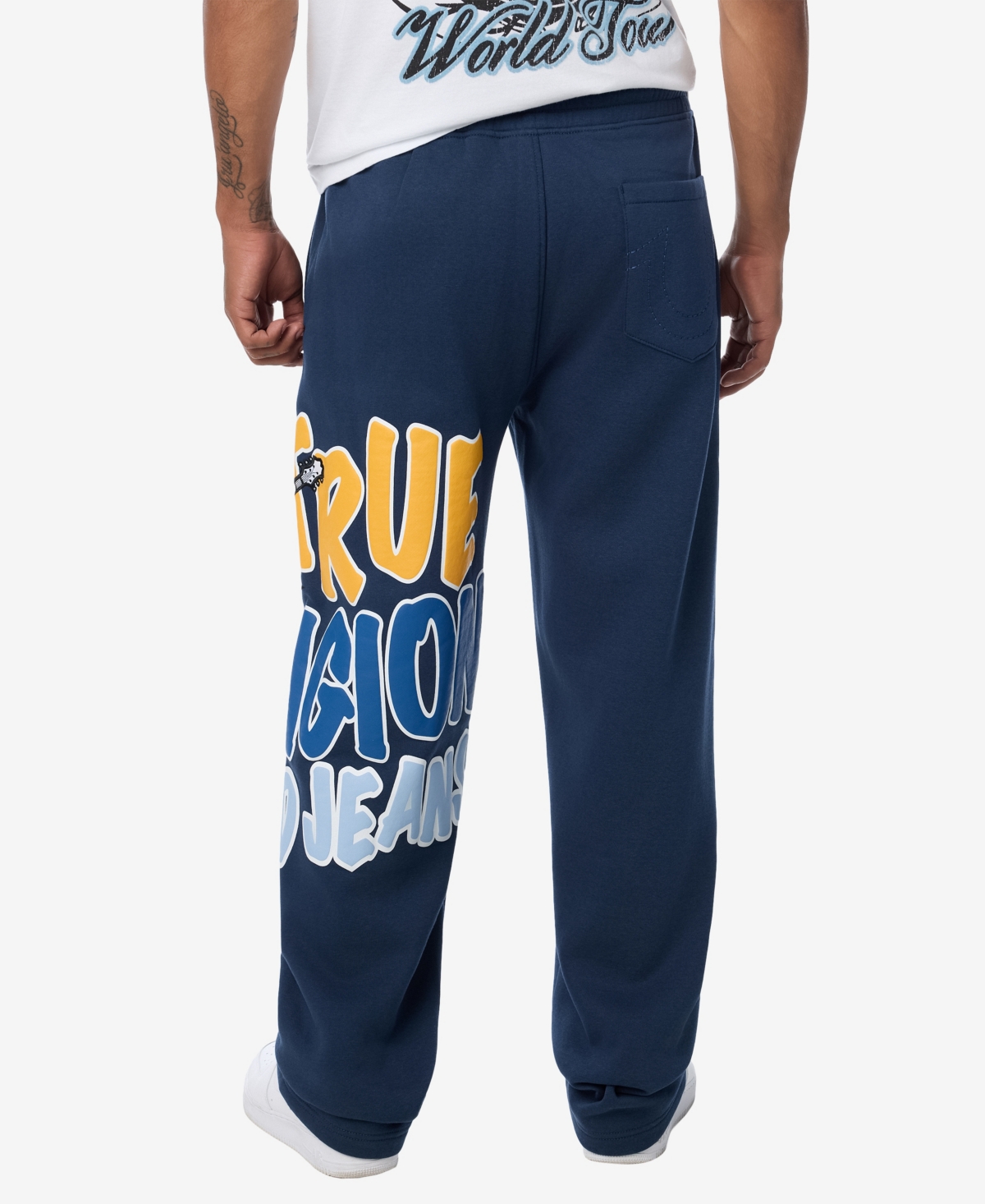 True Religion Men's Buddha Logo Sweatpants